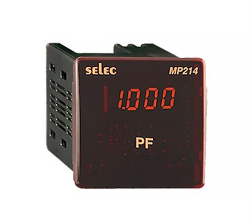 Đồng hồ đo hệ số cosphi SELEC MP214, size 72x72